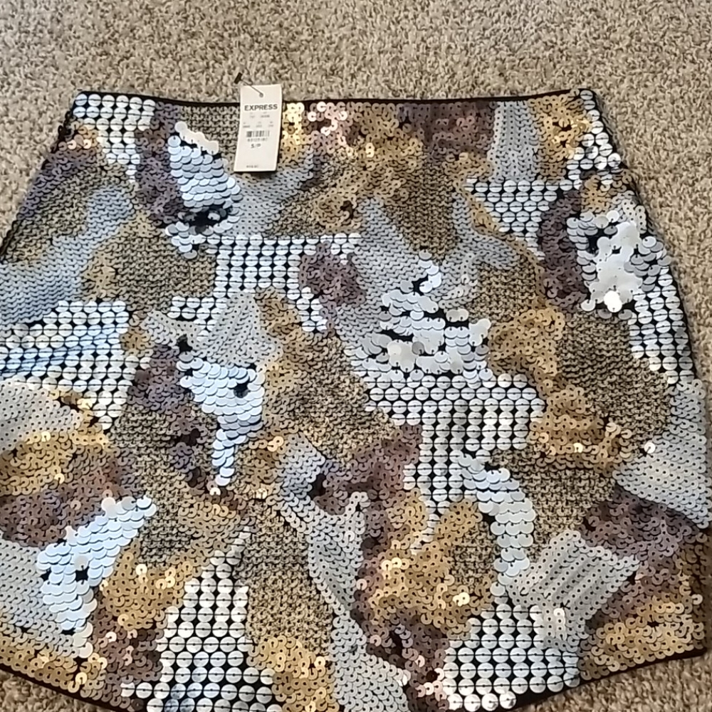 Sequin skirt